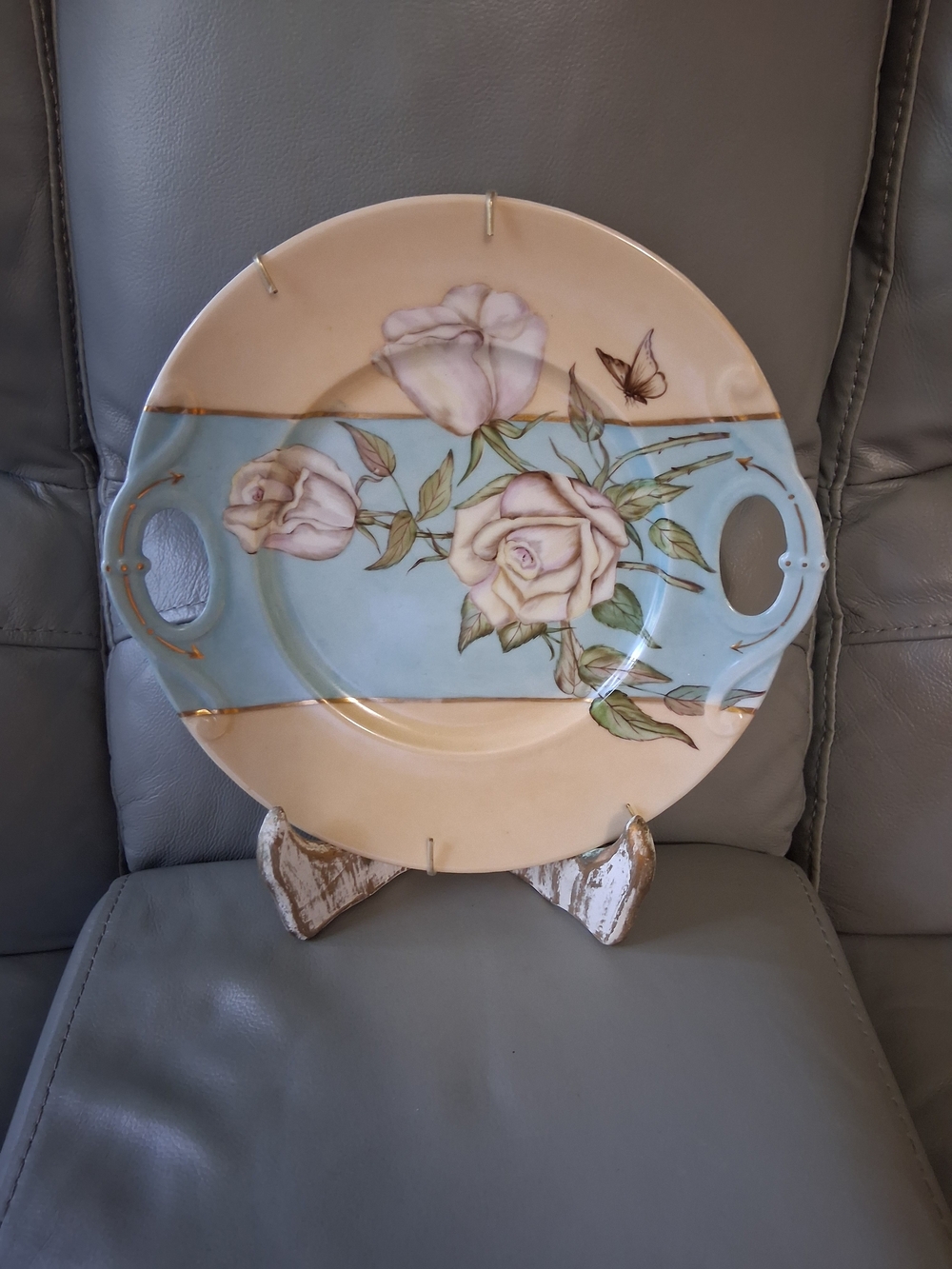 Vintage H&Co (Haviland & Co) Double Handled Dresser Tray/Plate